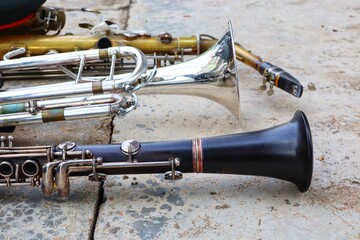 trumpet on the street