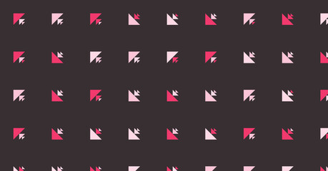 Abstract Color Halftone Dots generative art background illustration