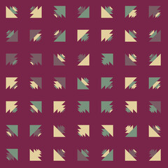 Abstract Color Halftone Dots generative art background illustration