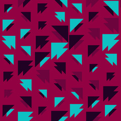 Abstract Color Halftone Dots generative art background illustration