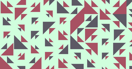 Abstract Color Halftone Dots generative art background illustration