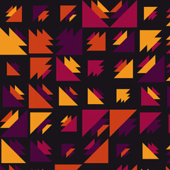 Abstract Color Halftone Dots generative art background illustration