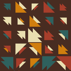 Abstract Color Halftone Dots generative art background illustration