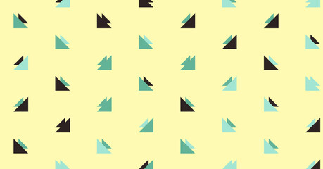 Abstract Color Halftone Dots generative art background illustration