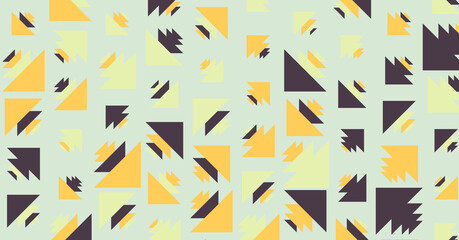Abstract Color Halftone Dots generative art background illustration
