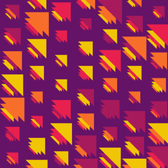 Abstract Color Halftone Dots generative art background illustration