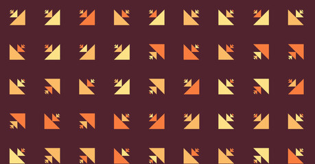 Abstract Color Halftone Dots generative art background illustration