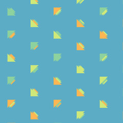 Abstract Color Halftone Dots generative art background illustration