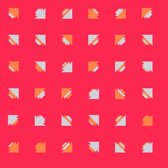 Abstract Color Halftone Dots generative art background illustration