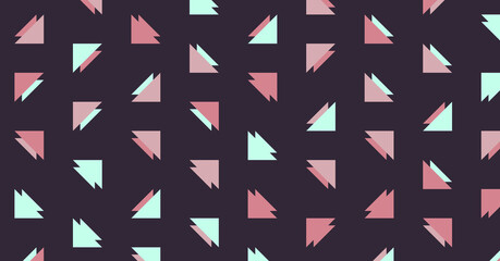 Abstract Color Halftone Dots generative art background illustration