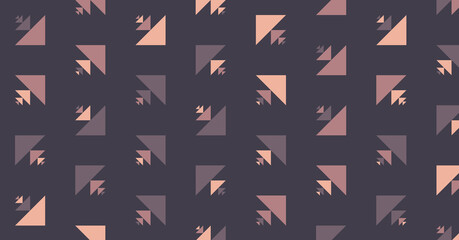 Abstract Color Halftone Dots generative art background illustration