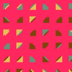 Abstract Color Halftone Dots generative art background illustration