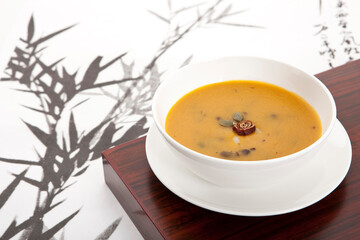 korean food, pumpkin porridge