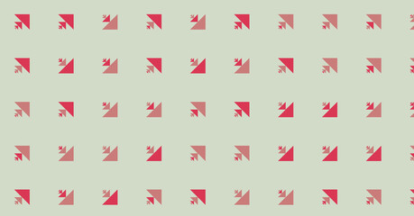 Abstract Color Halftone Dots generative art background illustration