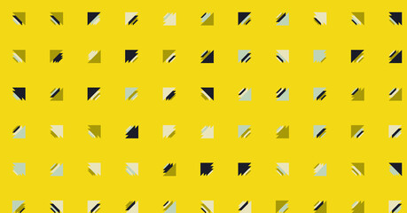 Abstract Color Halftone Dots generative art background illustration