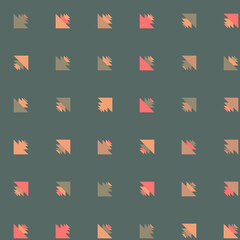 Abstract Color Halftone Dots generative art background illustration