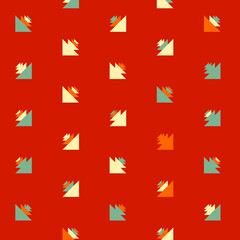 Abstract Color Halftone Dots generative art background illustration