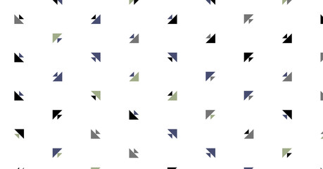 Abstract Color Halftone Dots generative art background illustration