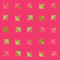 Abstract Color Halftone Dots generative art background illustration