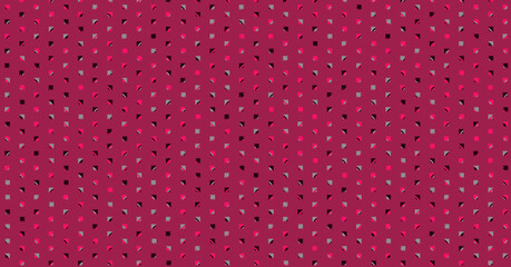 Abstract Color Halftone Dots generative art background illustration