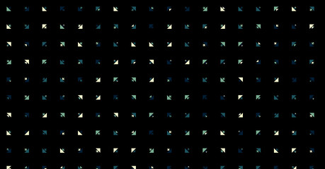 Abstract Color Halftone Dots generative art background illustration
