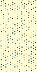 Abstract Color Halftone Dots generative art background illustration