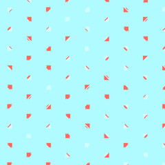 Abstract Color Halftone Dots generative art background illustration