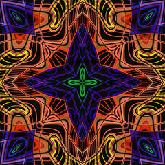 fabric fancy flower pattern tile design