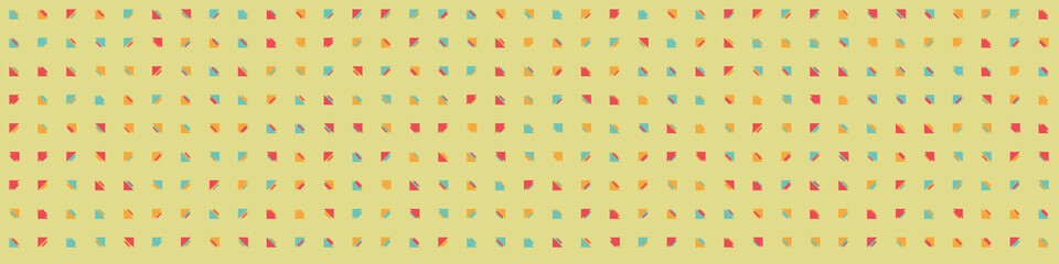 Abstract Color Halftone Dots generative art background illustration