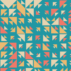 Abstract Color Halftone Dots generative art background illustration