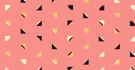 Abstract Color Halftone Dots generative art background illustration