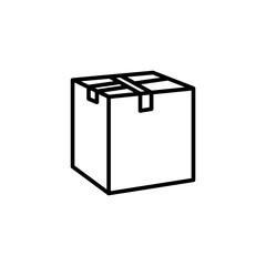 Box, package icon outline style for your design