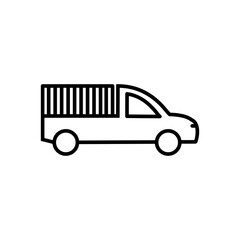 Truck Delivery, distribution, shipping icon for your design
