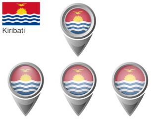 territory icon or country flag of Kiribati