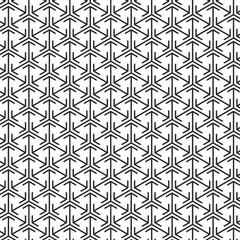 seamless geometric pattern with triangles.Black Abstract geometric arrow pattern design. Vector illustration