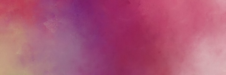 abstract colorful gradient background and antique fuchsia, moderate pink and tan colors. can be used as card, banner or header
