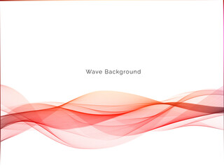 Colorful smoke wave design modern background