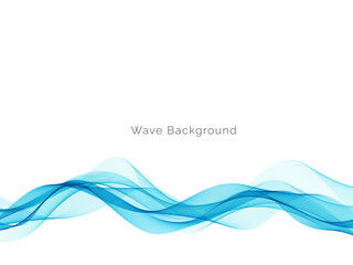 Blue wave design background