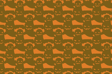 unique hallowen devil pattern. suitable for wallpapers and backgrounds