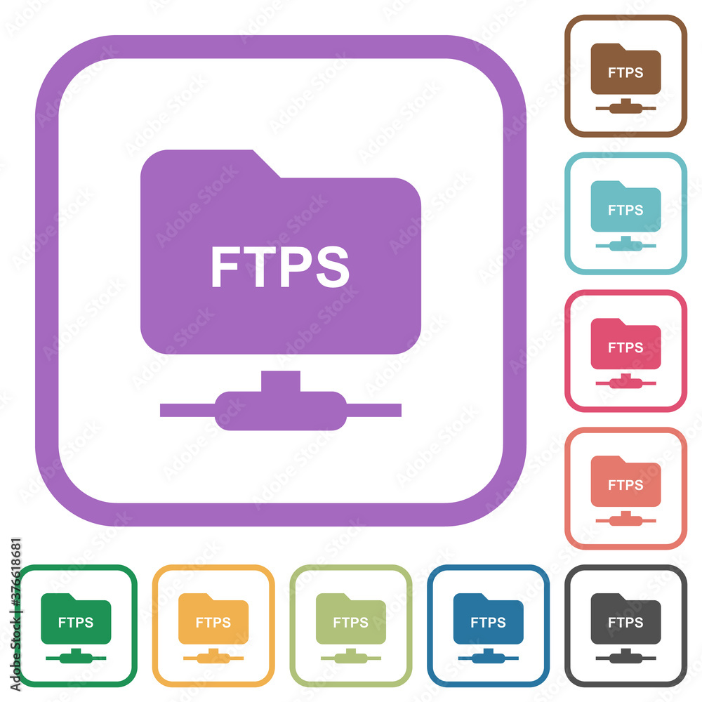 Poster ftp over ssl simple icons
