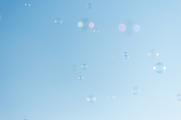 青空とシャボン玉