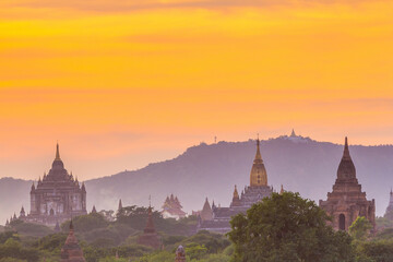 Bagan cityscape of Myanmar in asia
