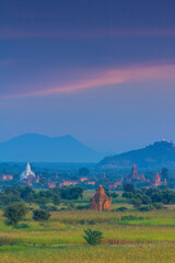 Bagan cityscape of Myanmar in asia