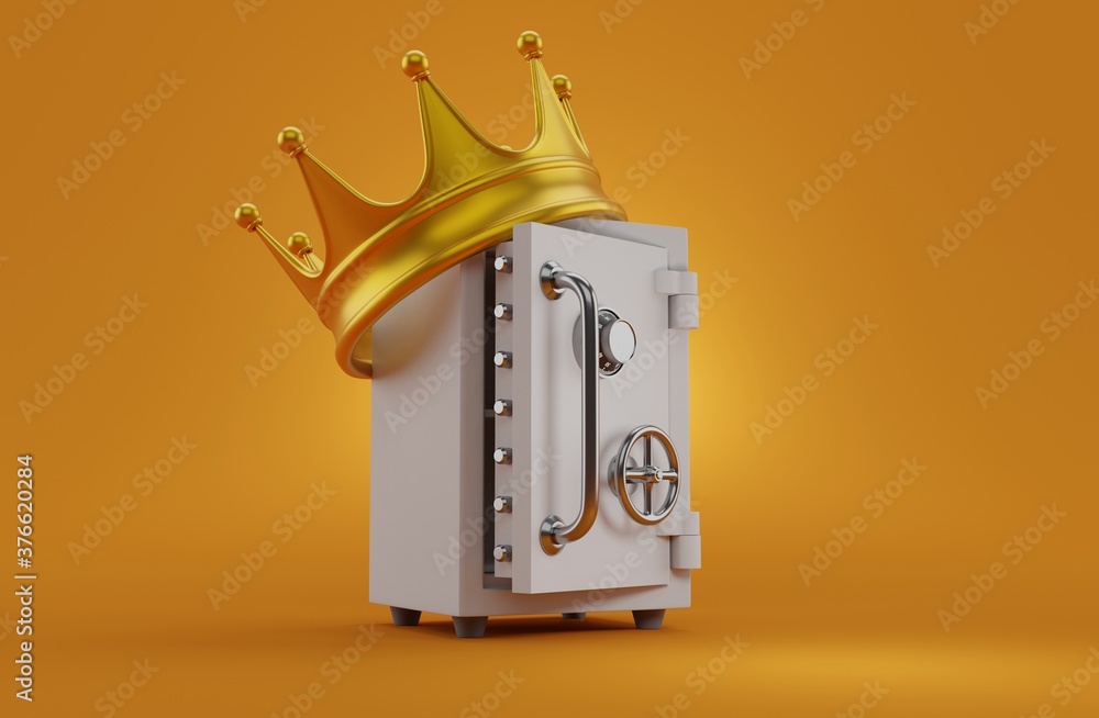 Poster safe with crown