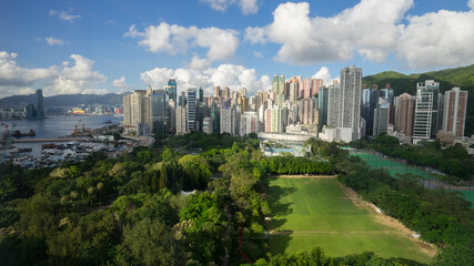 Victoria Park in Causeway Bay, Hong Kong.