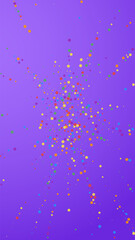 Festive astonishing confetti. Celebration stars. C