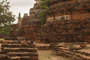 Ruins of an ancient city in Thai history