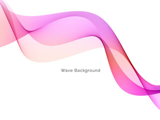 Colorful dynamic wave design stylish background