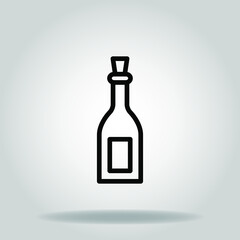 beer icon or logo in  outline
