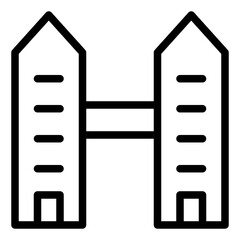 building line style icon. suitable for your creative project